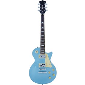 Guitarra Strinberg LPS230 MB LPS Series Les Paul Metallic Blue C/ Escudo Ivory e Escala Escura