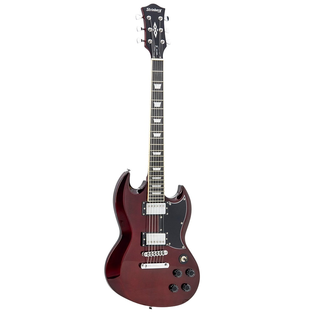 Guitarra Strinberg SG GSS400 WR Wine Red Passiva Vermelha