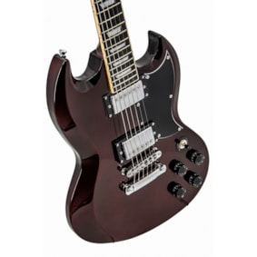 Guitarra Strinberg SG GSS400 WR Wine Red Passiva Vermelha
