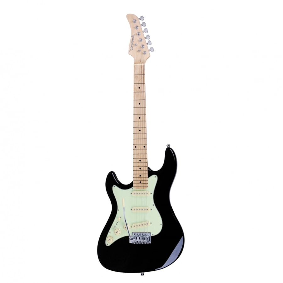 Guitarra Strinberg Stratocaster STS-100LH Preta Canhoto