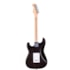 Guitarra SX SST/ASH/TBK Ash Series Stratocaster Preta C/ Escudo Branco Perolado