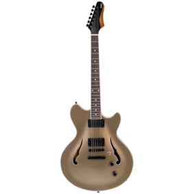 Guitarra Tagima Ekosonic MDSV Metalic Deep Silver Semi Acústica Passiva C/ Case