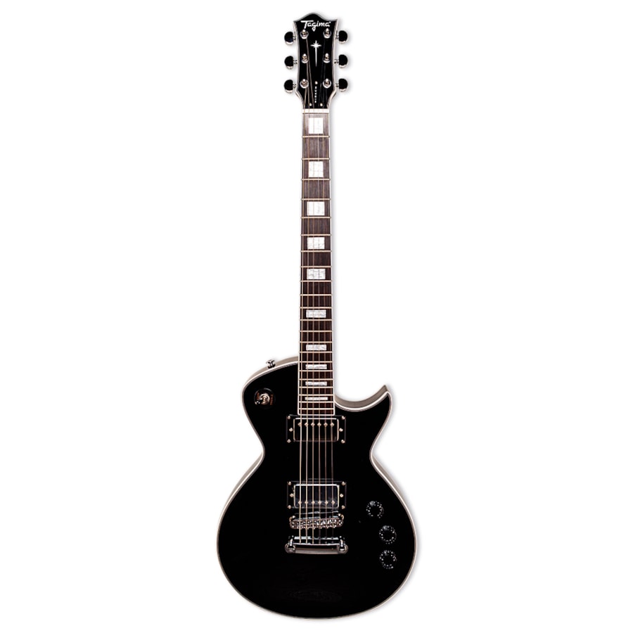 Guitarra Tagima Mirach BK Preta com Case Guitarra Tagima Mirach BK Preta com Case