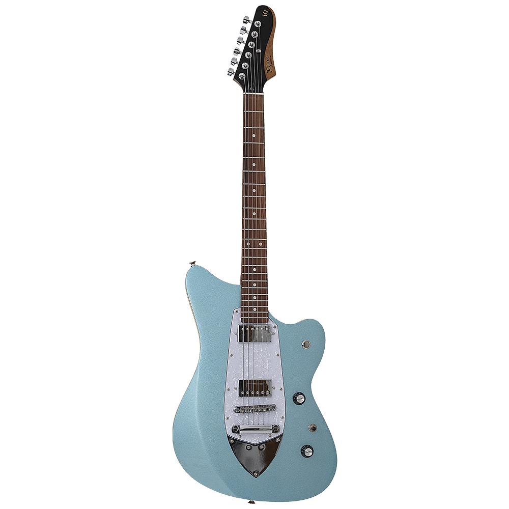Guitarra Tagima Rocker UQ Off Set LPBS Azul Lake Placid Blue Sparkle Passiva