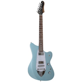 Guitarra Tagima Rocker UQ Off Set LPBS Azul Lake Placid Blue Sparkle Passiva