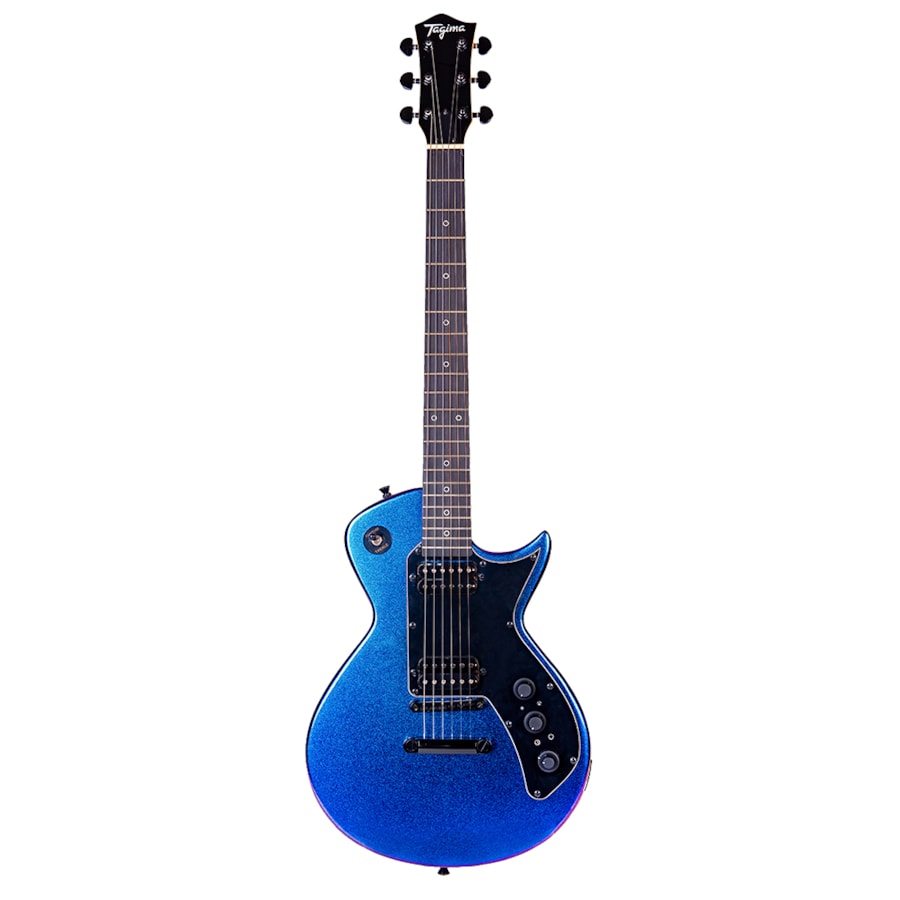Guitarra Tagima Sixmart MCBL Metallic Chameleon Blue Les Paul com Efeitos
