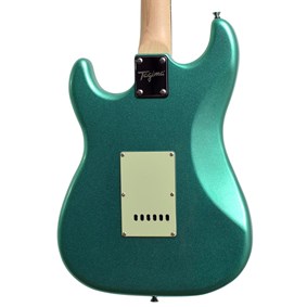 Guitarra Tagima TG-500 MSG E/MG TW Series Stratocaster Metallic Surf Green C/ Escudo Mint Green e Escala Escura