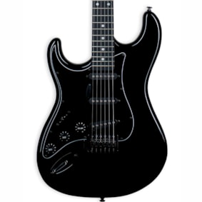 Guitarra Tagima TG500 BK LH Preta E/BK TW Series Stratocaster Canhota