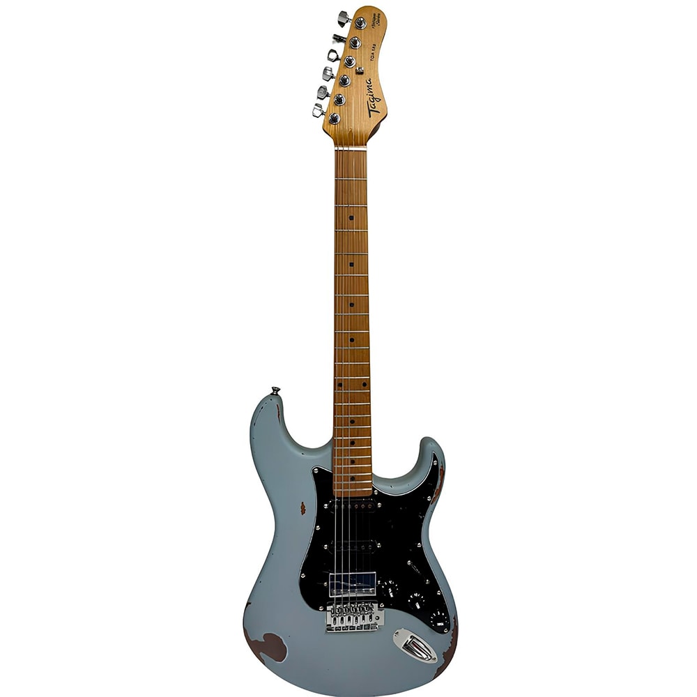 Guitarra Tagima TGA580 GR Relic Gray Super Strato Passiva