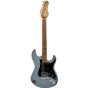 Guitarra Tagima TGA580 GR Relic Gray Super Strato Passiva