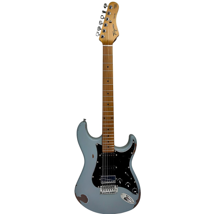 Guitarra Tagima TGA580 GR Relic Gray Super Strato Passiva