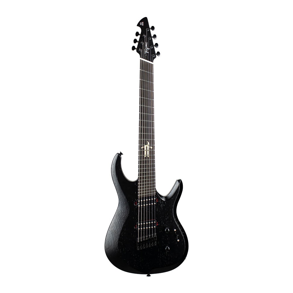 Guitarra Tagima True Range 7 BKS E Brazil Series 7 Cordas Preto Fosco C/ Escala Escura