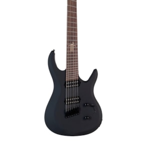 Guitarra Tagima True Range 7 UQ BKS Black Satin Multiscale Superstrato Passiva