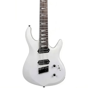 Guitarra Tagima True Range 7 UQ WH Branca Multiscale Superstrato Passiva