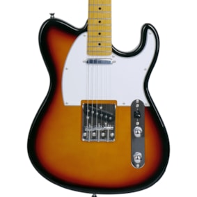 Guitarra Tagima TW-55 SB C/WH TW Series Telecaster Sunburst C/ Escala Clara e Escudo Branco Guitarra Tagima TW-55 SB C/WH TW Series Telecaster Sunburst C/ Escala Clara e Escudo Branco