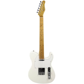 Guitarra Tagima TW-55 WH C/WH TW Series Telecaster Branco Perolado C/ Escala Clara e Escudo Branco Guitarra Tagima TW-55 WH C/WH TW Series Telecaster Branco Perolado C/ Escala Clara e Escudo Branco
