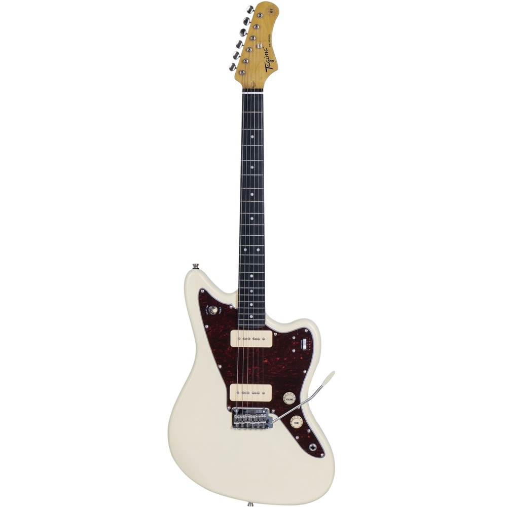 Guitarra Tagima TW-61 Jazzmaster Branca Vintage - Akustica Musical