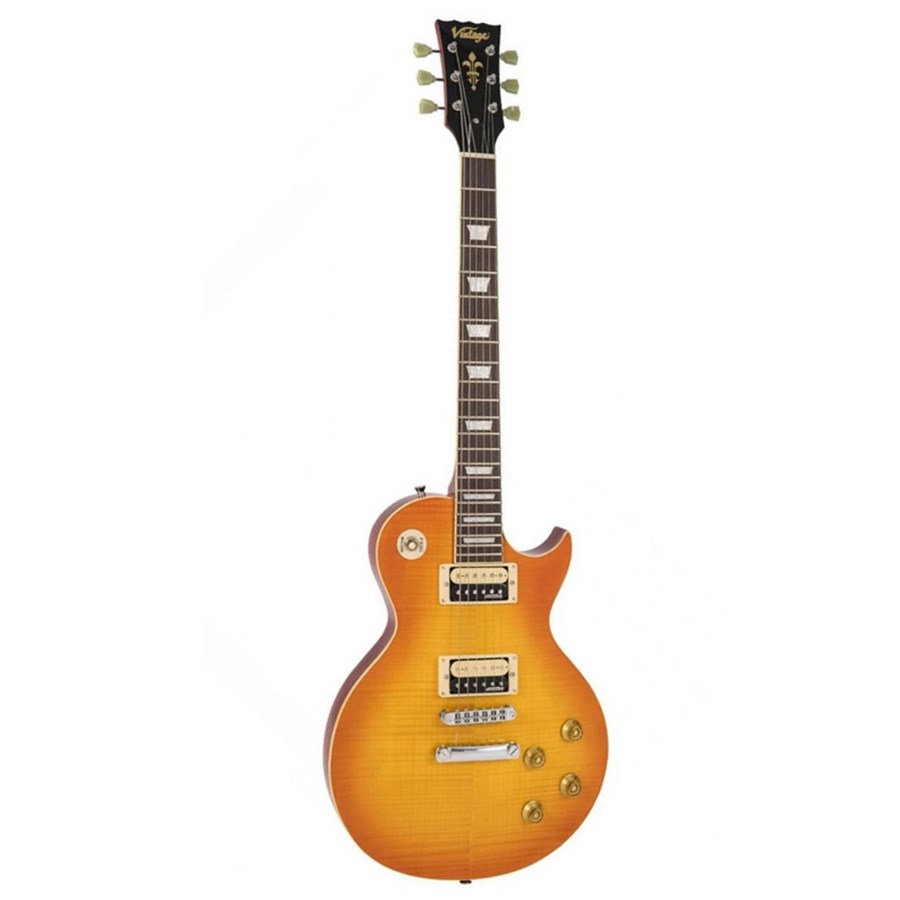 Guitarra Vintage Les Paul Reissued Series V100 THB - Thru Honeyburst