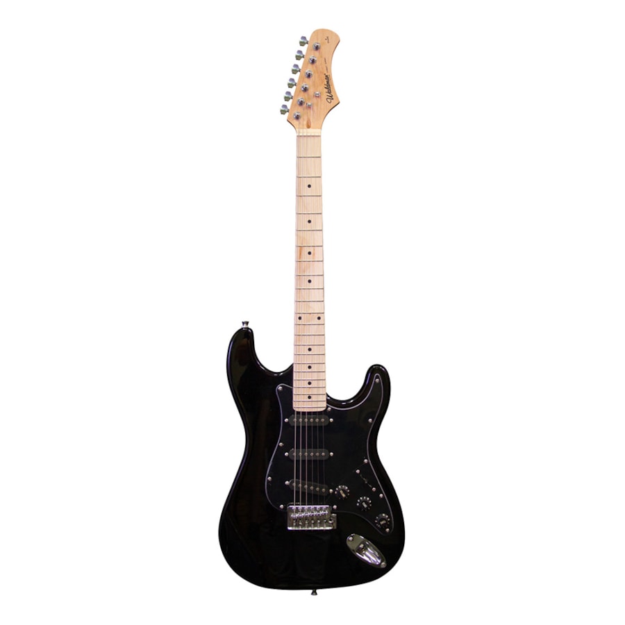 Guitarra Waldman Stratocaster ST111 BBK C/BK Guitarra Waldman Stratocaster ST111 BBK C/BK