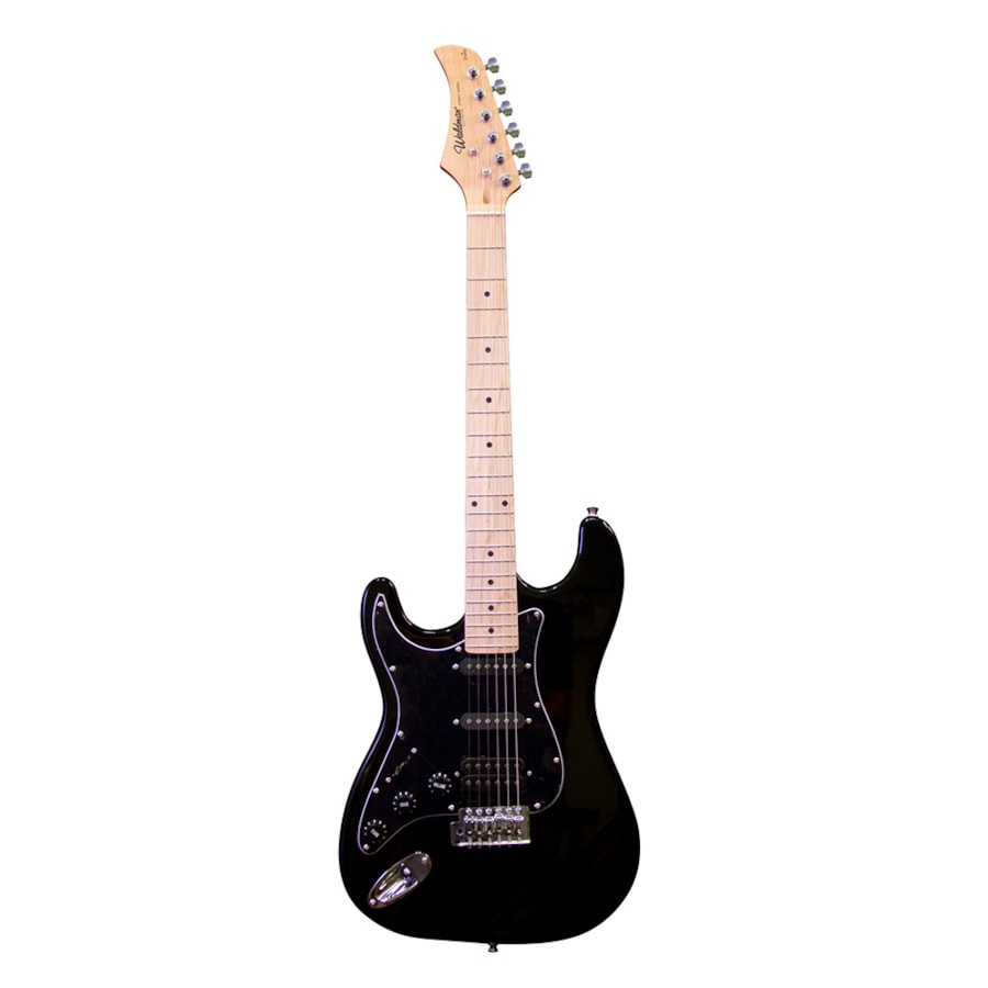 Guitarra Waldman Stratocaster ST211 BBK C/BK Canhota