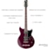 Guitarra Yamaha Revstar RS S20HM Hot Merlot Linha Standard Stratocaster C/ Bag