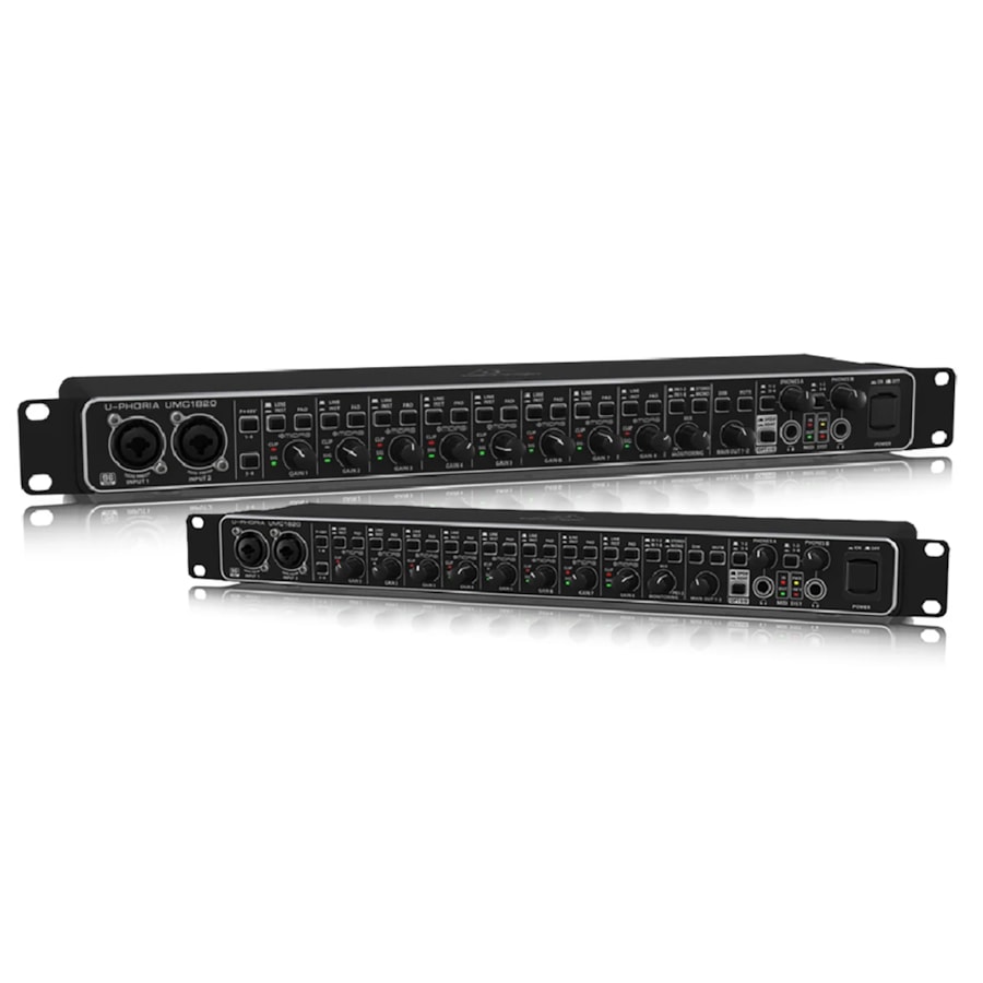 Interface de Áudio Behringer UMC1820 USB MIDI Interface de Áudio Behringer UMC1820 USB MIDI