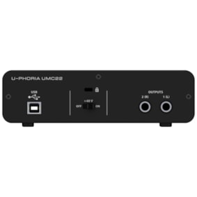 Interface de Áudio Behringer UMC22