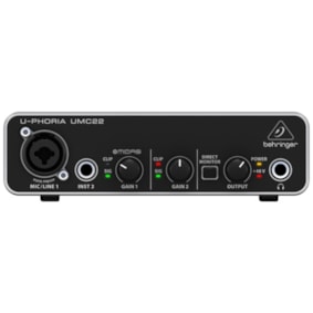 Interface de Áudio Behringer UMC22 Interface de Áudio Behringer UMC22