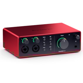Interface de Áudio Focusrite Scarlett 4i4 - 4ª Geração Interface de Áudio Focusrite Scarlett 4i4 - 4ª Geração