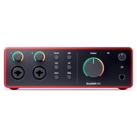 Interface de Áudio Focusrite Scarlett 4i4 - 4ª Geração Interface de Áudio Focusrite Scarlett 4i4 - 4ª Geração