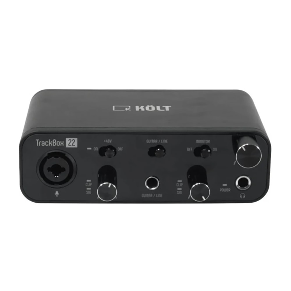 Interface de Áudio Kolt Trackbox 22 de 2 Canais