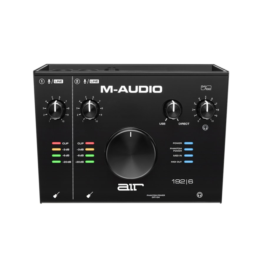 Interface De Áudio M-Audio AIR 192 | 6 Interface De Áudio M-Audio AIR 192 | 6