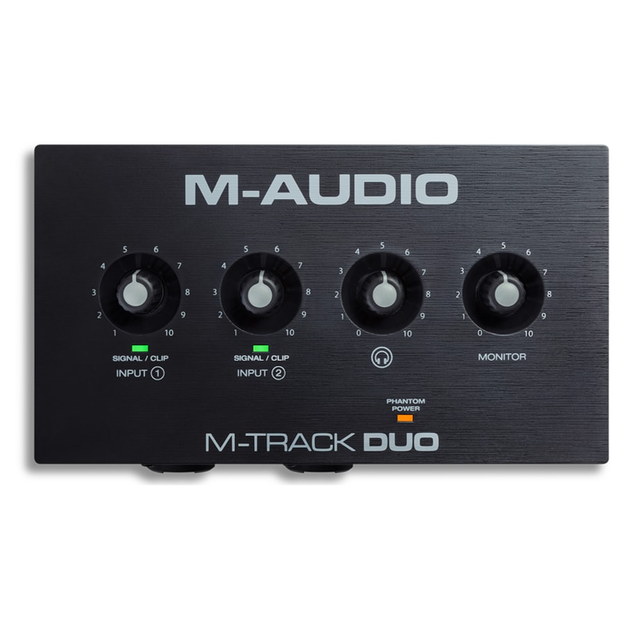 Interface de Áudio M-Audio M-Track Duo USB Interface de Áudio M-Audio M-Track Duo USB