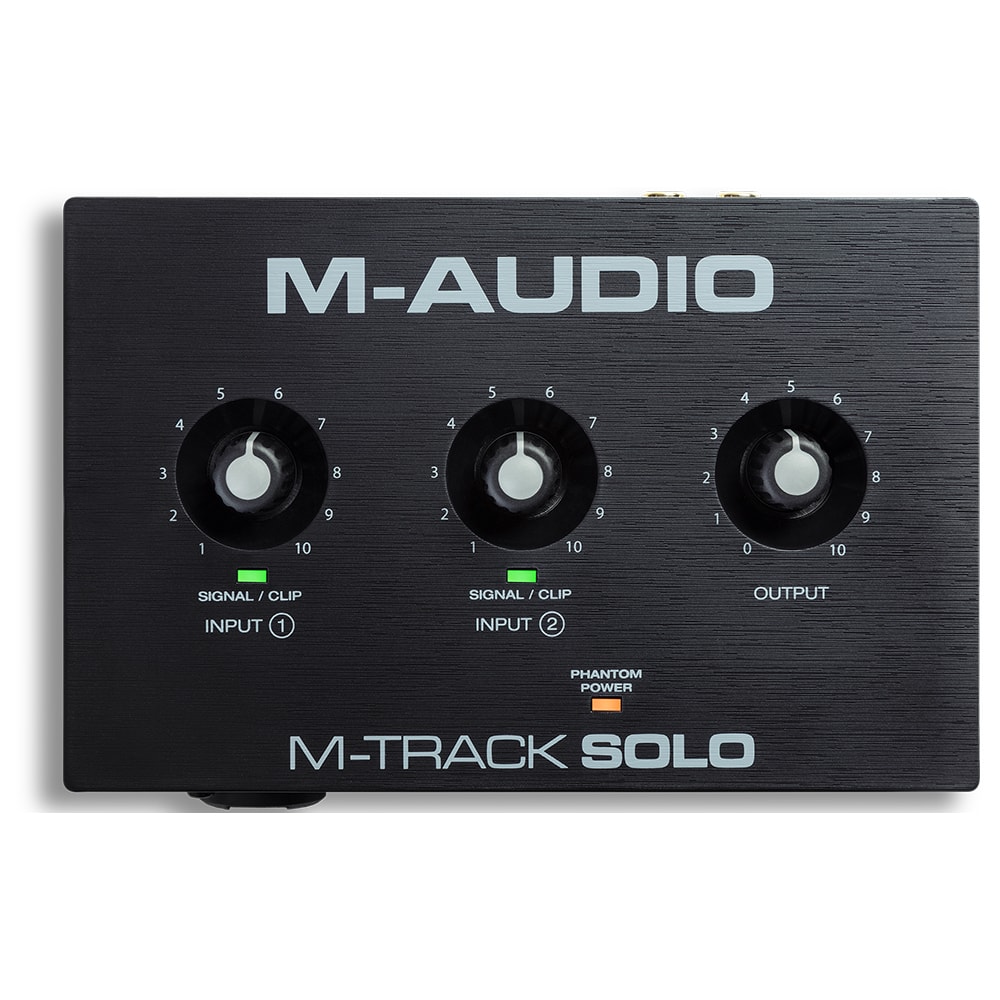 Interface de Áudio M-Audio M-Track Solo USB