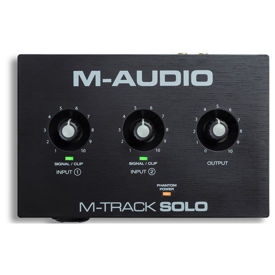 Interface de Áudio M-Audio M-Track Solo USB Interface de Áudio M-Audio M-Track Solo USB