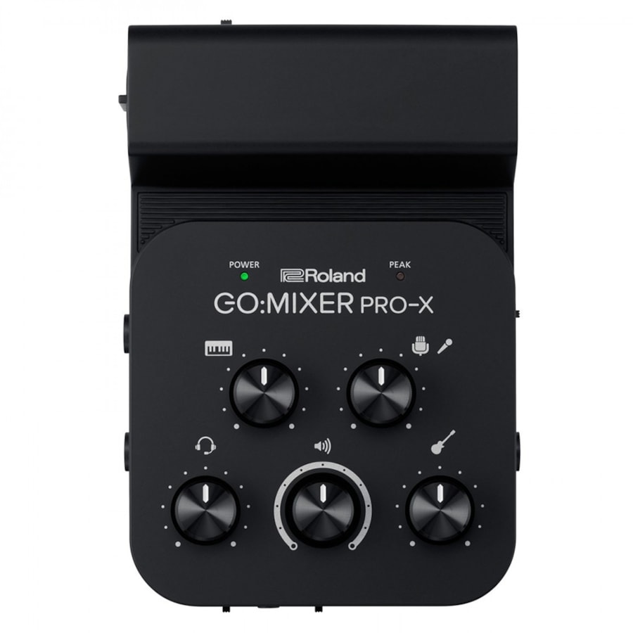 Interface de Áudio para Smartphone Roland GO MIXER PRO-X C/ 9 Entradas Interface de Áudio para Smartphone Roland GO MIXER PRO-X C/ 9 Entradas
