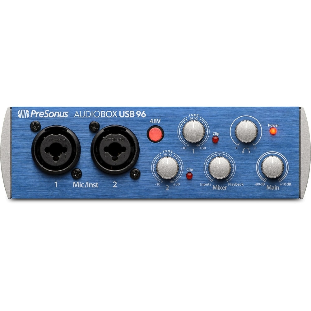 Interface de Áudio Presonus AudioBox USB 96 2In x 2Out - Akustica
