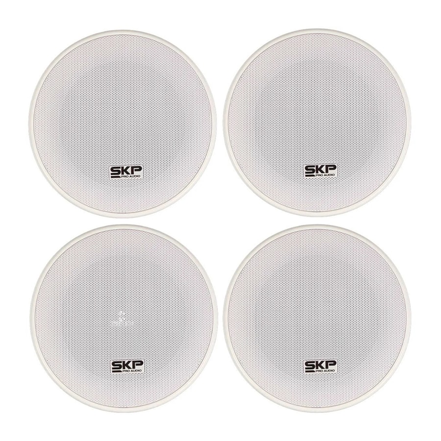 Kit Arandela SKP Install Kit X4 Bluetooth Ativo+Passivo com 4 Arandelas 160W Branco  Kit Arandela SKP Install Kit X4 Bluetooth Ativo+Passivo com 4 Arandelas 160W Branco