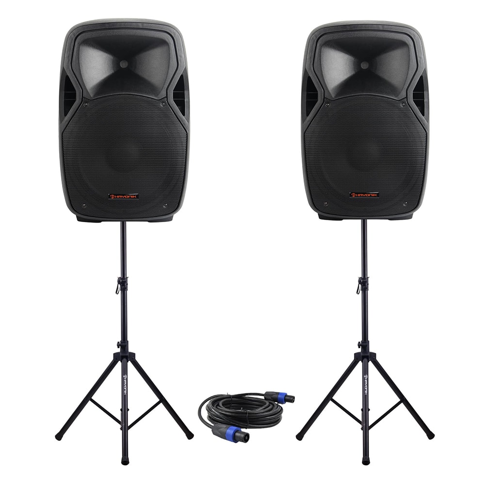 Kit Caixas Hayonik CPA15600 Ativa+Passiva de 15 e 600W 