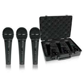 Kit de Microfones Behringer XM1800S Dinâmicos - 3 Unid