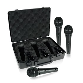 Kit de Microfones Behringer XM1800S Dinâmicos - 3 Unid