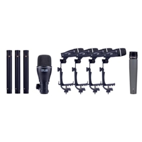 Kit De Microfones Para Bateria Dylan DD-9 9 Peças C/ Case Kit De Microfones Para Bateria Dylan DD-9 9 Peças C/ Case