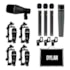 Kit De Microfones Para Bateria Dylan DD-9 9 Peças C/ Case