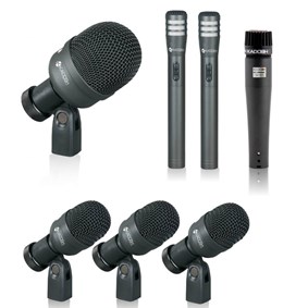 Kit de Microfones Para Bateria Kadosh K7 Slim 7 Peças Sem Case