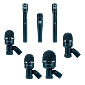 Kit de Microfones Para Bateria Kadosh KMD107 7 Peças Sem Case Kit de Microfones Para Bateria Kadosh KMD107 7 Peças Sem Case