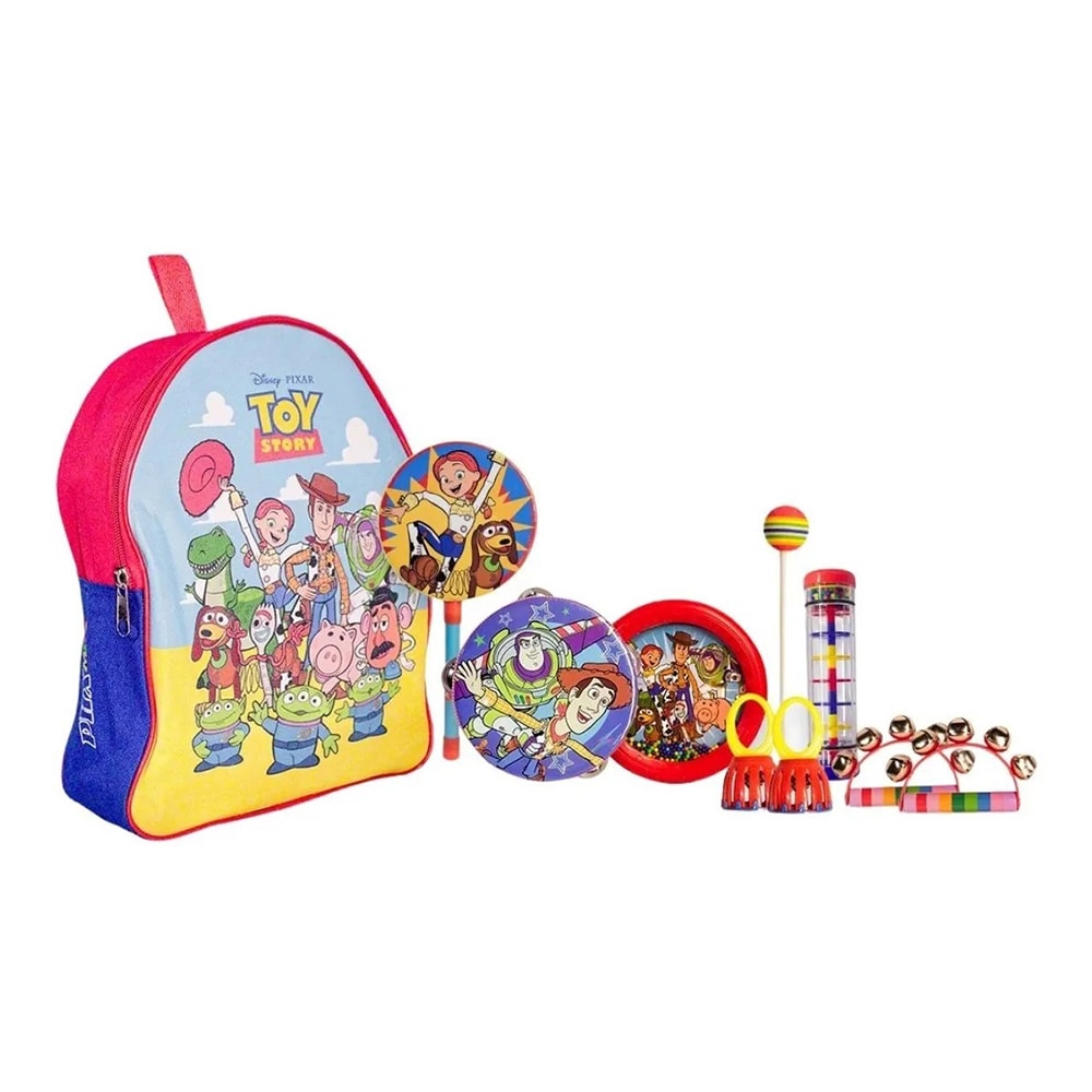 Kit de Percussão Infantil PHX KTS6 Toy Story com 6 Instrumentos e Estojo