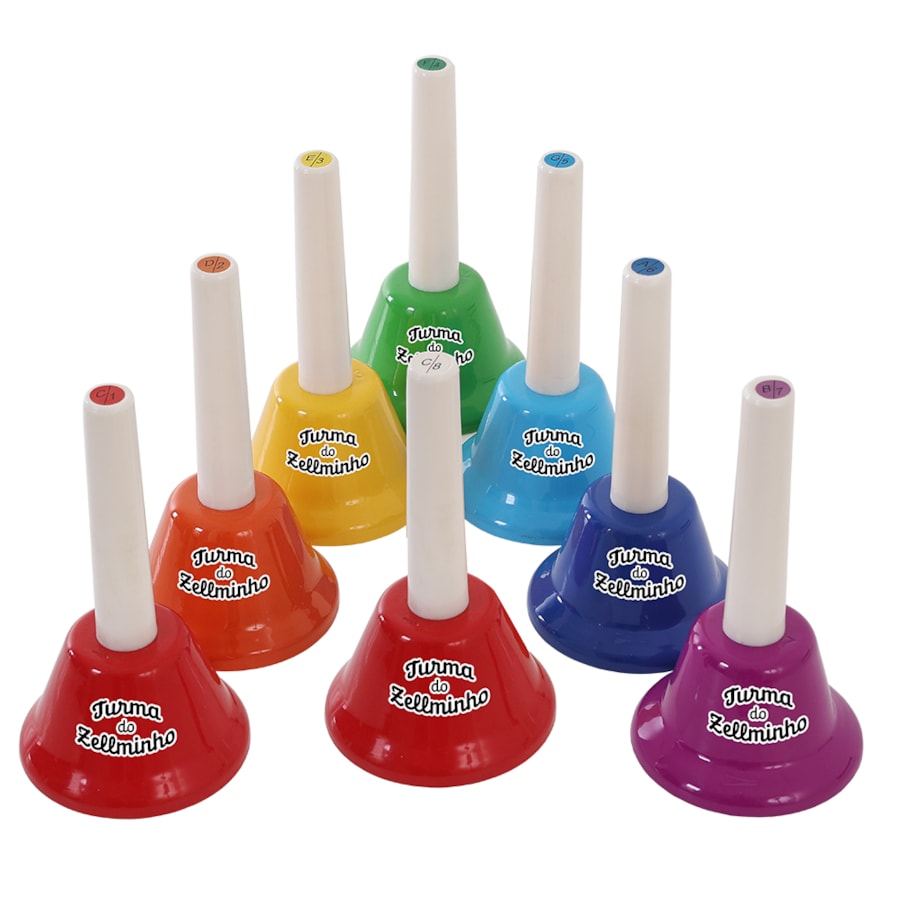 Kit De Sinos Infantil Zellmer Big Bells Com 8 Zellminho Kit De Sinos Infantil Zellmer Big Bells Com 8 Zellminho