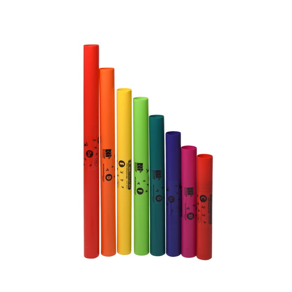 Kit Escala Diatônica Dó Maior C/ 8 Boomwhackers BWDG 