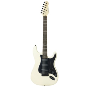 Kit Guitarra Rockwave RGK50IV Ivory Stratocaster +Mini Amp + Acessórios