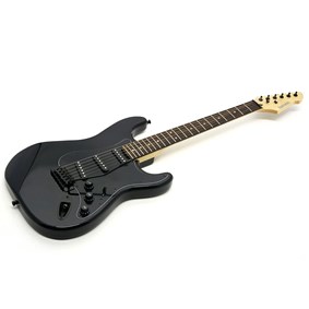 Kit Guitarra Rockwave RW50 Preta Stratocaster +Mini Amp + Acessórios
